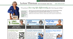 Desktop Screenshot of leannthieman.com